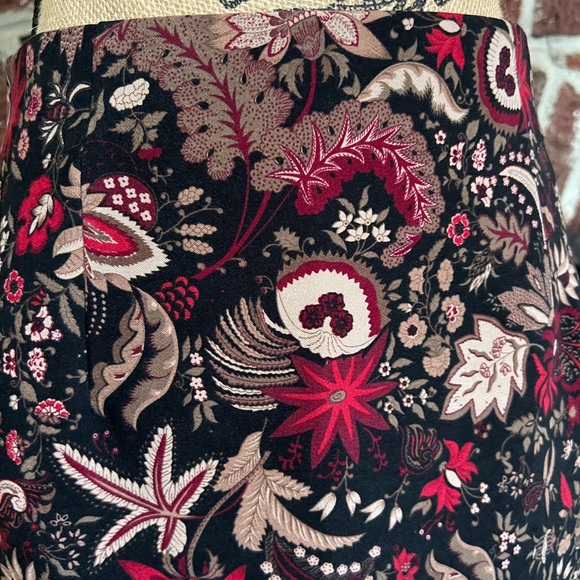 VINTAGE briggs petite black paisley maxi skirt - Picture 2 of 4